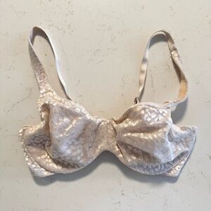 Soma Bra Minimizing Emma Underwire Bra Womens 34D Cream